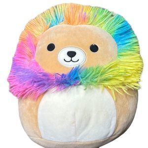 Squishmallows Leonard the Lion Rainbow Tie Dye Stuffed Plush Animal 8" Toy